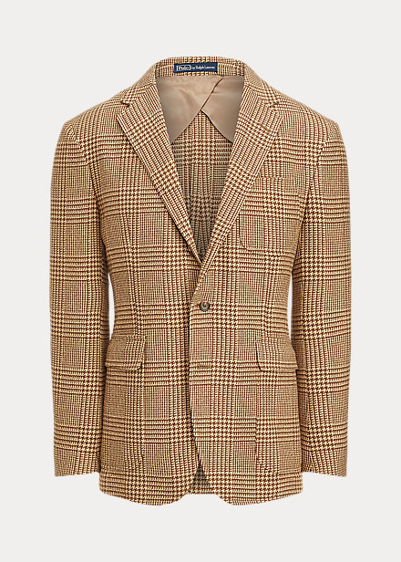 ralphlauren.co.uk | Polo Soft Plaid Silk-Blend Suit Jacket