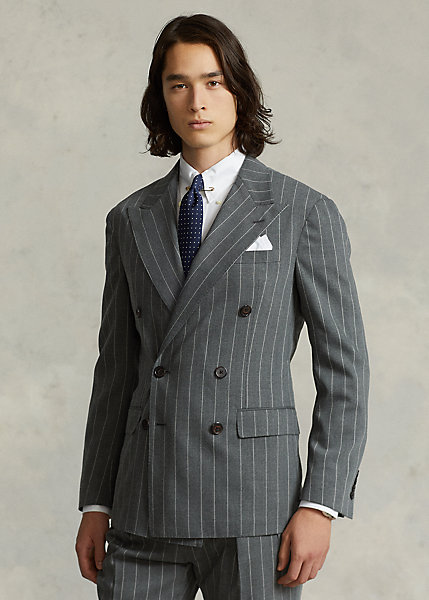 ralphlauren.co.uk | Polo Soft Striped Wool-Blend Suit Jacket