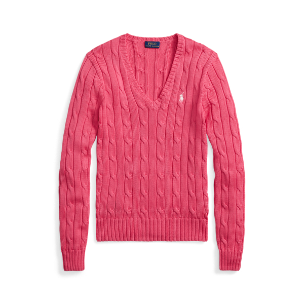 Pull torsadé col en V pour Women | Ralph Lauren® FR