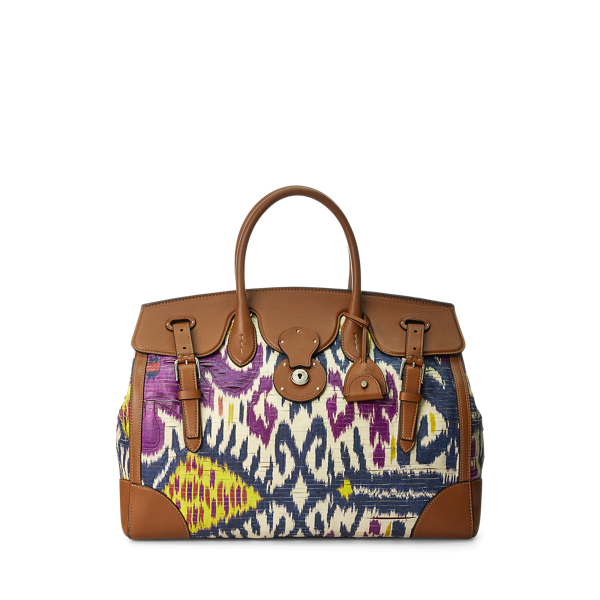 Ikat-Print Calfskin Soft Ricky 40