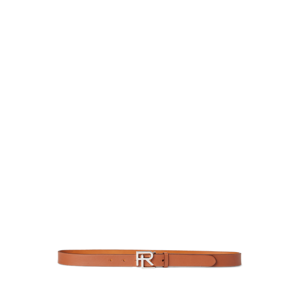 RL Calfskin Skinny Belt