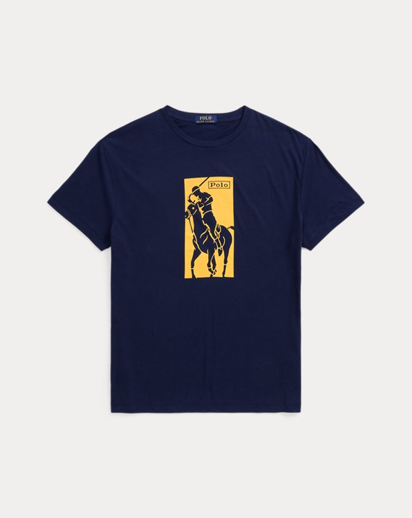 Custom Slim Fit Big Pony Logo T-Shirt