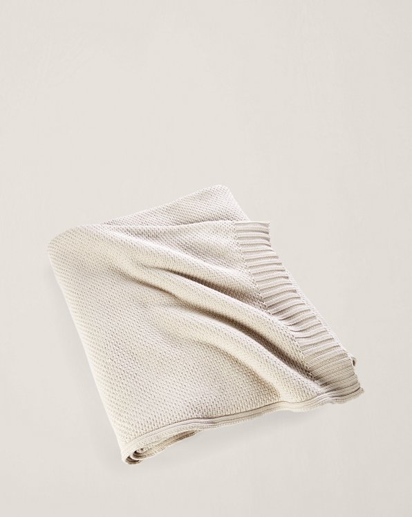 Ariel Knit Cotton Bed Blanket