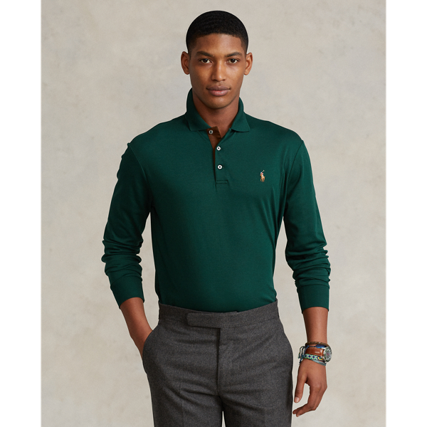 Custom Slim Fit Soft Cotton Polo Shirt for Men | Ralph Lauren® BE