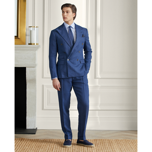 最初の 【Ralph Lauren】PURPLE LABELシルク セットアップ スーツ