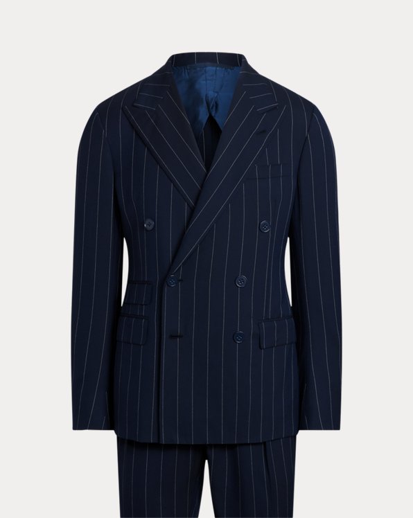 Kent Pinstripe Wool-Cashmere Suit