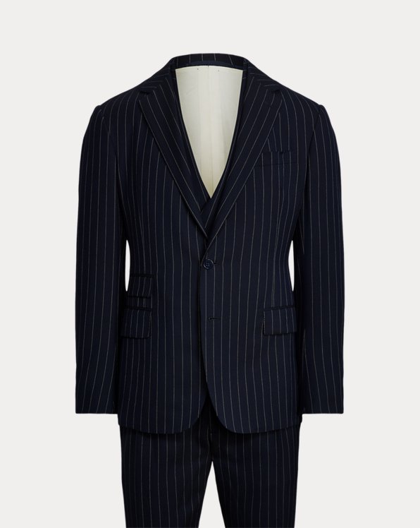 Kent Pinstripe Three-Piece Suit