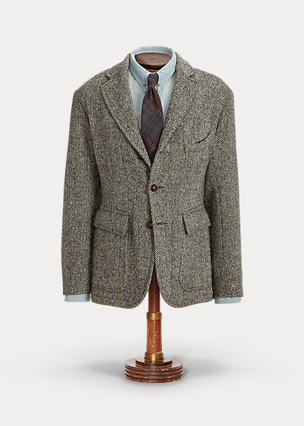 Ralph Lauren Unconstructed Harris Tweed Sport Coat