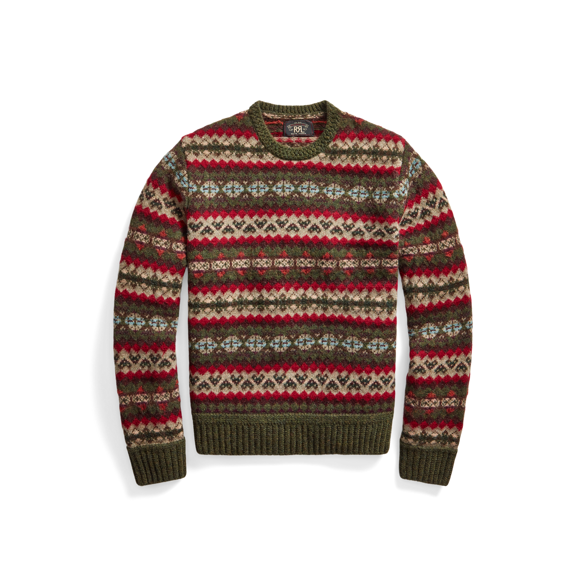 Aprender acerca 76+ imagen polo ralph lauren fair isle wool blend sweater