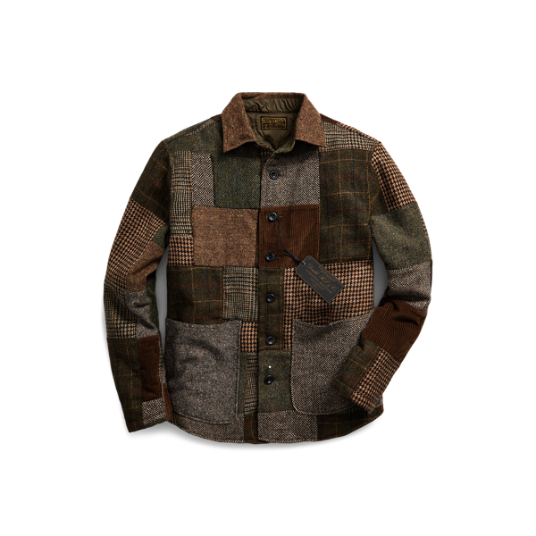 美しい RRL PATCH WORK SHIRT LIMITED EDITION L sushitai.com.mx