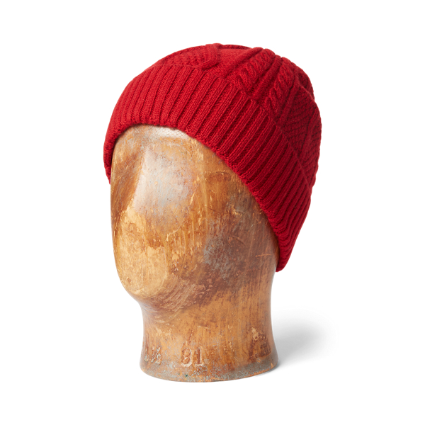 Bonnet de quart tricot d&#39;Aran en cachemire