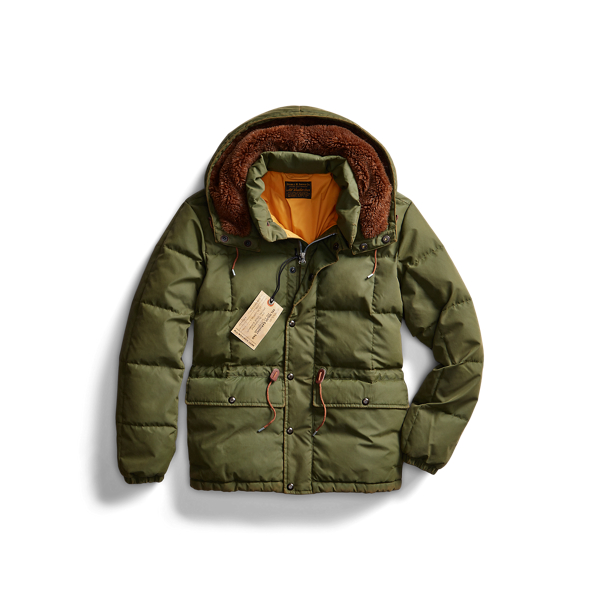 Coated Twill Quilted Jacket