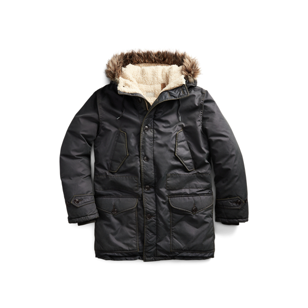 Faux Fur–Trim Parka