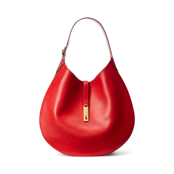 Polo ID Calfskin Shoulder Bag for Women Ralph Lauren® IN