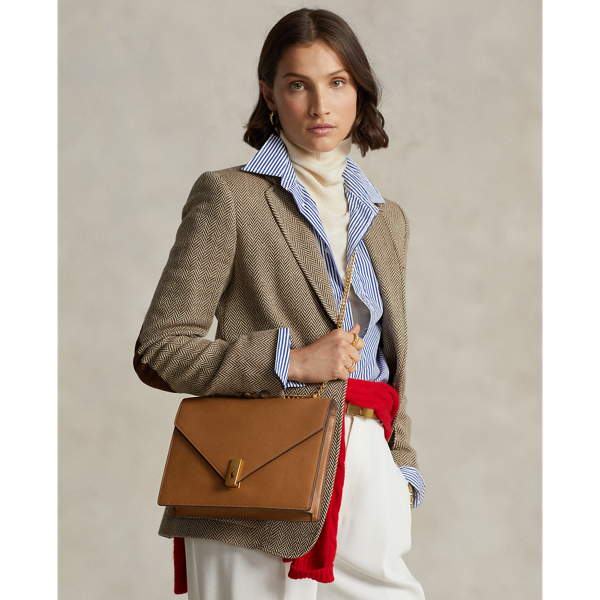 Polo Ralph Lauren Kalfsleren Polo ID Envelope tas 7