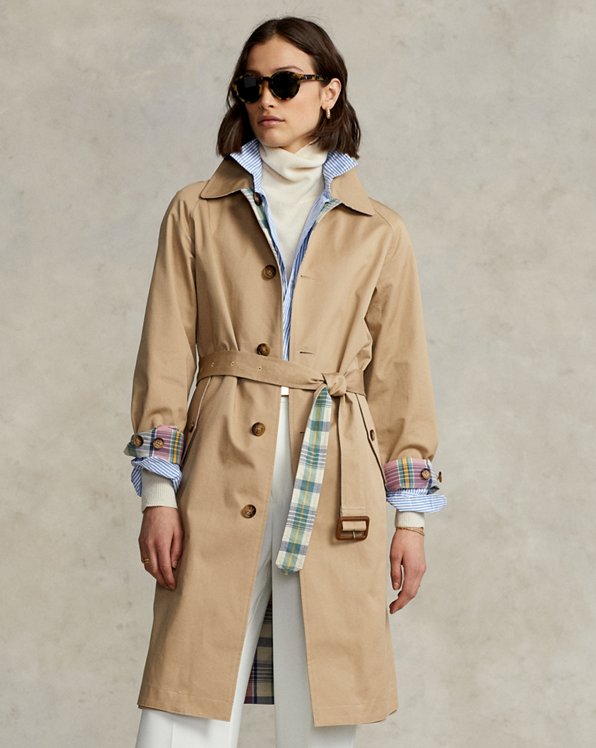 Qlt insulated coat di Ralph Lauren in Neutro Donna Abbigliamento da Cappotti da Giacconi e cappotti corti 