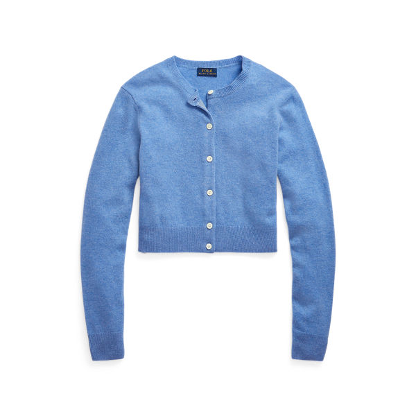 Cardigan col rond court en cachemire pour Women | Ralph Lauren® FR