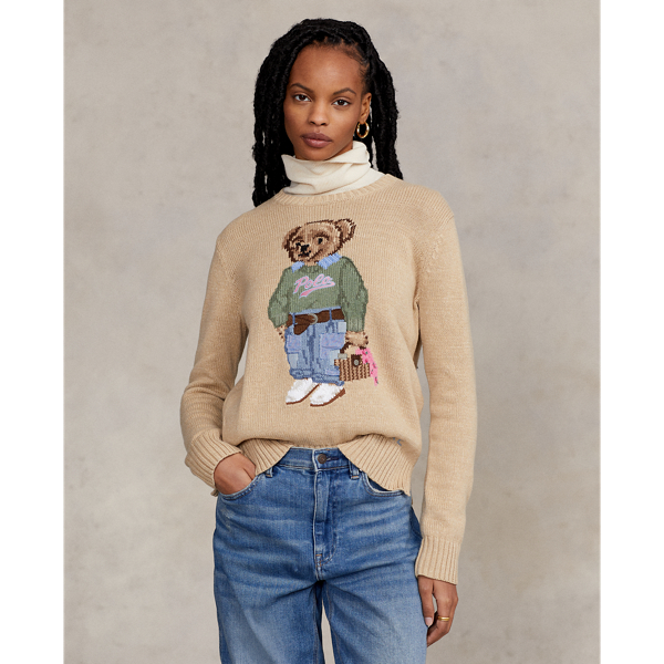 New Orleans Polo Bear Jumper for Women | Ralph Lauren® CL