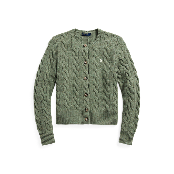 Cardigan torsadé en laine et cachemire pour Women | Ralph Lauren® FR