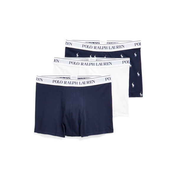 3 slips-boxers classiques coton stretch