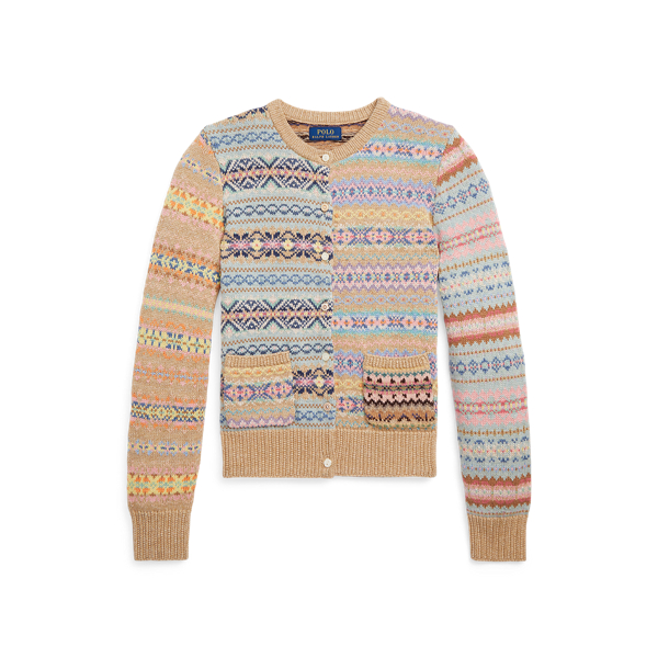 Fair Isle Cotton-Blend Cardigan