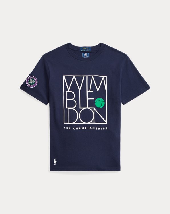 Katoenen Wimbledon T-shirt met print