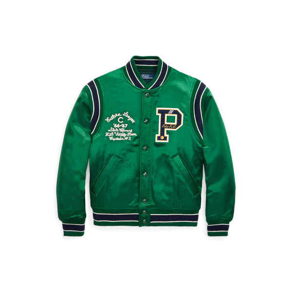 Top 48+ imagen letterman jacket ralph lauren Thptnganamst.edu.vn