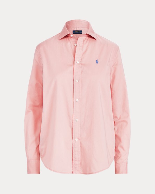 Damen Oberteile Polo Ralph Lauren Oberteile Polo Ralph Lauren Baumwolle Classic-Fit Oxfordhemd in Pink 