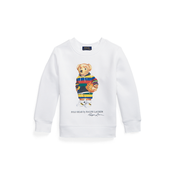 Sweatshirt de tecido polar com Polo Bear