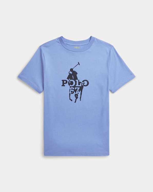 Katoenen T-shirt met Big Pony-logo