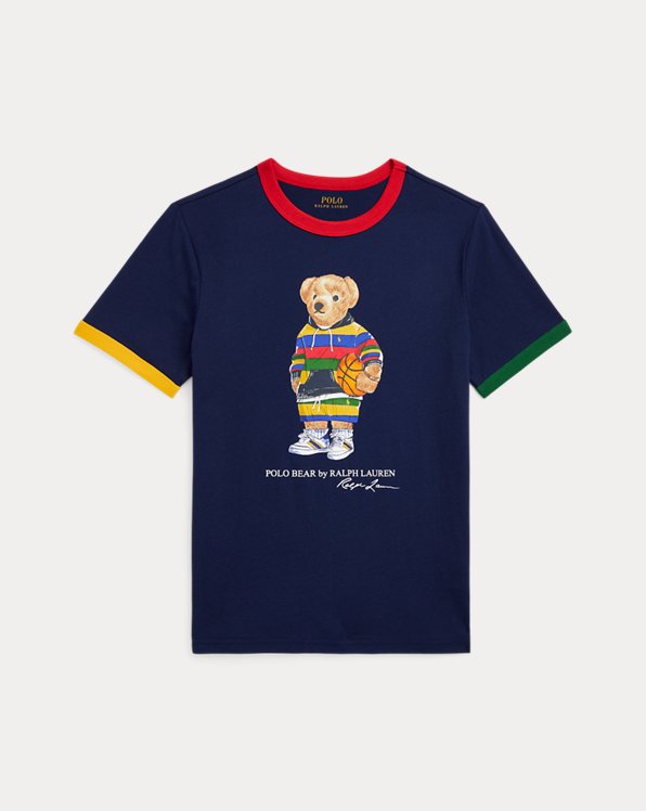 Polo Bear Cotton Jersey T-Shirt