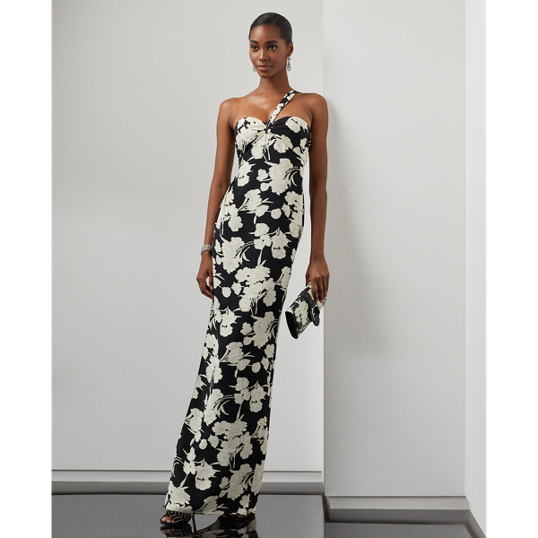 Ralph Lauren Collection Kitra avondjurk met bloemenprint 1