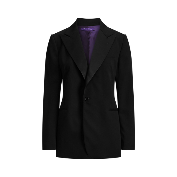 Truett Wool Gabardine Tuxedo Jacket