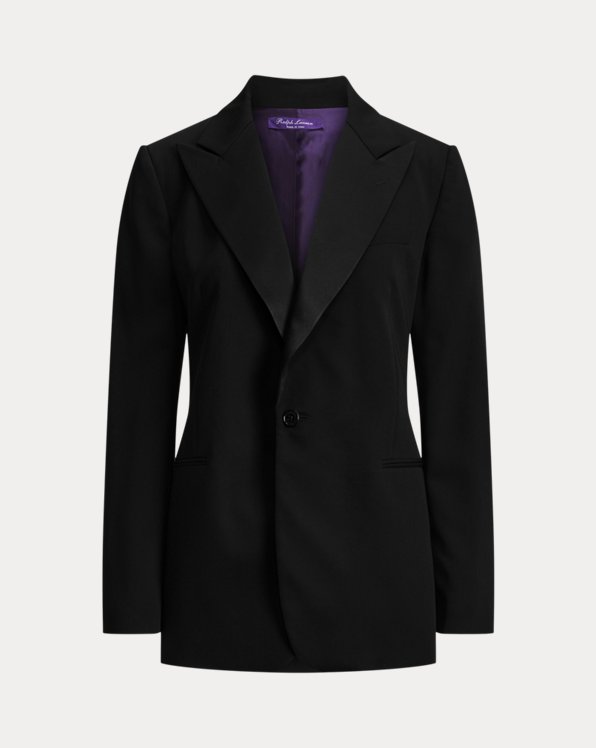 Truett Wool Gabardine Tuxedo Jacket