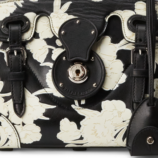 Ralph Lauren Collection Floral-Print Calfskin Soft Ricky 18 5