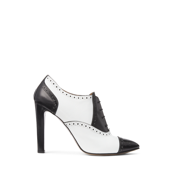 Ralph Lauren Collection Cerri Color-Blocked Calfskin Pump 1