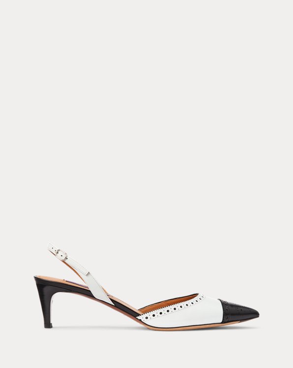 Ralph Lauren Escarpins classiques  blanc cass\u00e9 \u00e9l\u00e9gant Chaussures Escarpins 