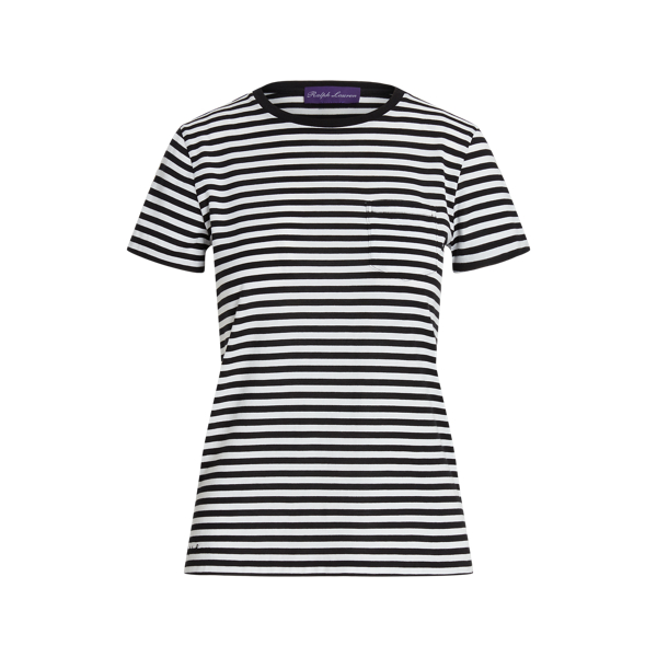 Striped Crewneck Pocket T-shirt