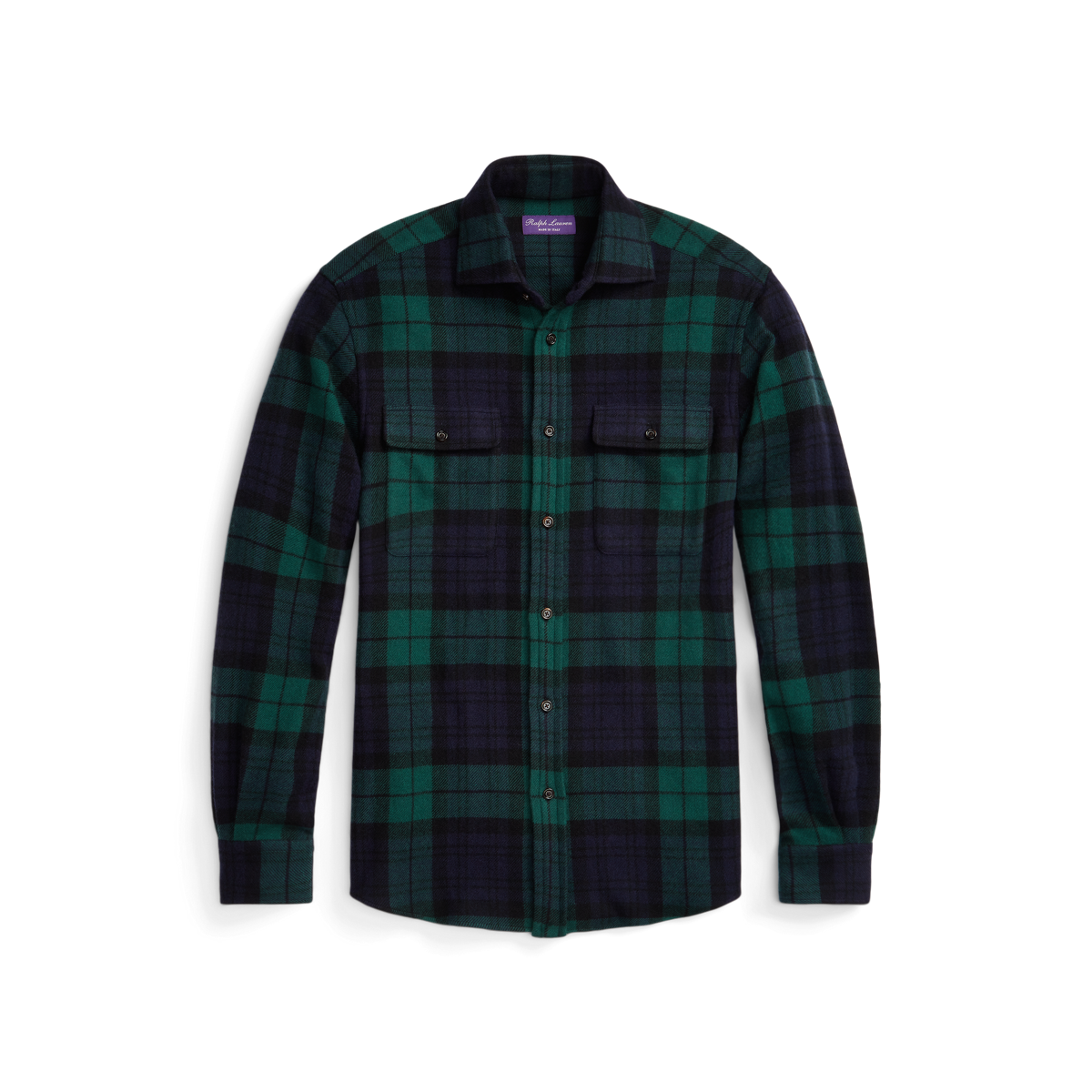 yderligere Hårdhed bad Black Watch Tartan Wool-Cashmere Shirt