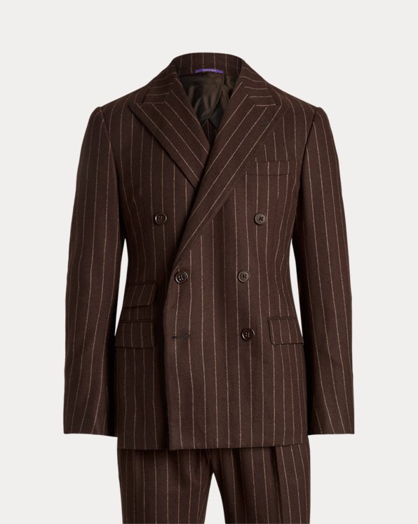 Kent Chalk-Stripe Wool Flannel Suit