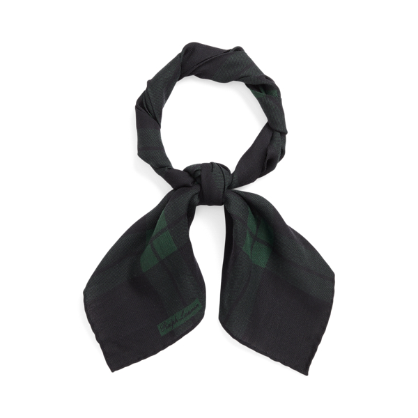 Ralph Lauren Uomo Accessori Cravatte e accessori Papillon Foulard scozzese in cashmere e seta 