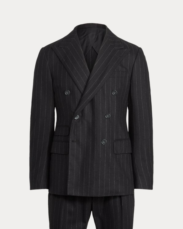 Ralph Chalk-Stripe Wool Flannel Suit