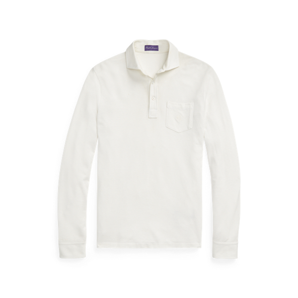 Purple Label Custom Slim Fit Washed Piqué Polo Shirt 2