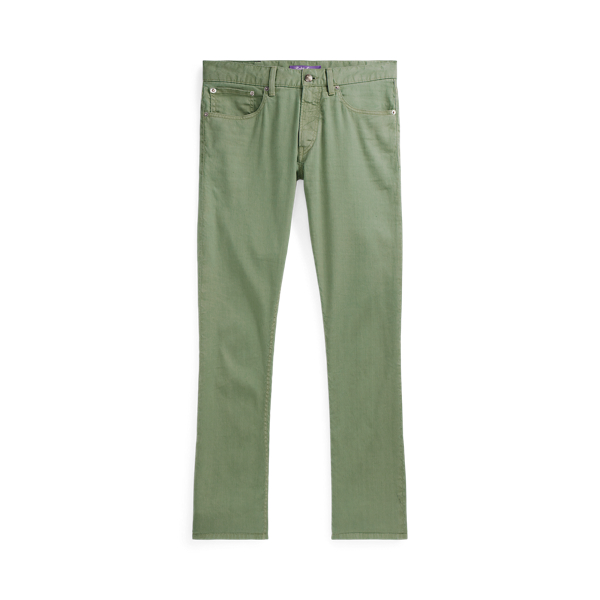 Slim Fit Stretch Linen-Cotton Jean