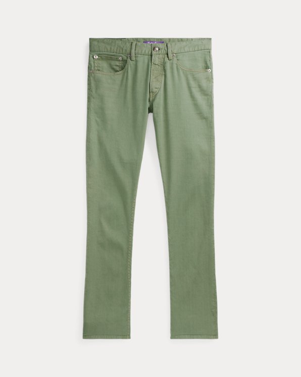 Slim Fit Stretch Linen-Cotton Jean