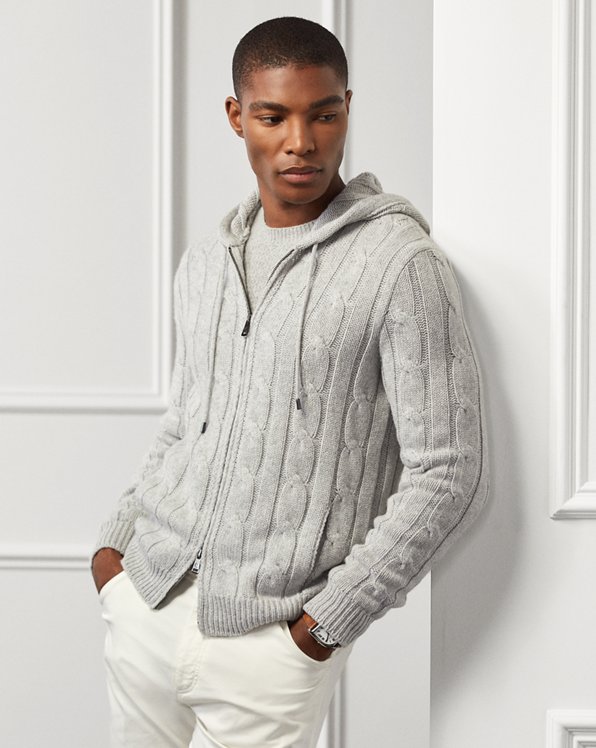 Men's Hooded Sweaters, Cardigans, & Pullovers | Ralph Lauren