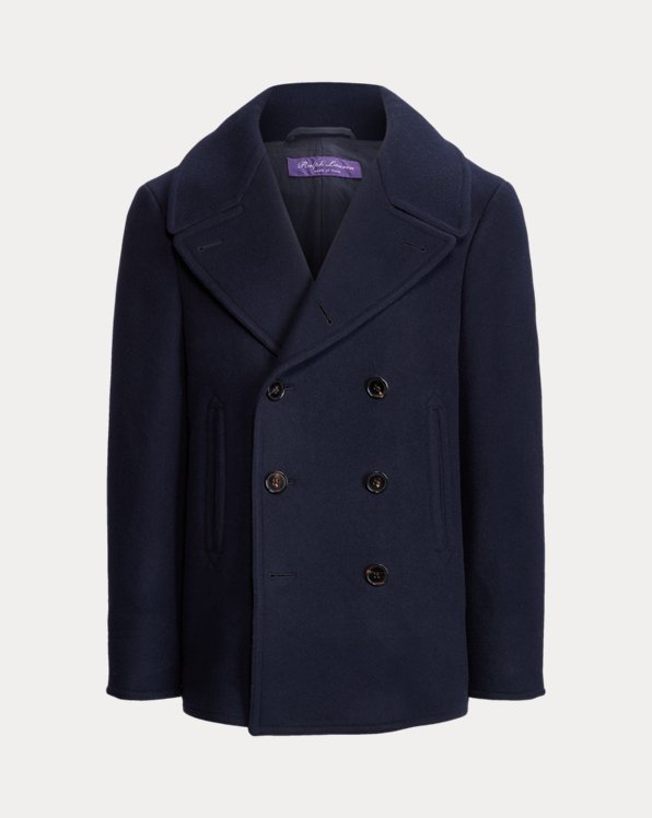 Double-Faced Wool-Cashmere Peacoat