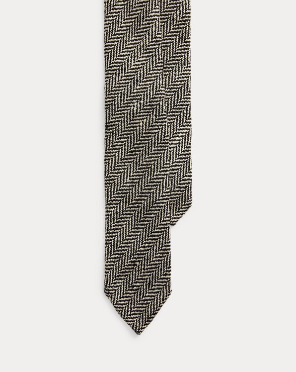 Ralph Lauren Uomo Accessori Cravatte e accessori Papillon Cravatta in cashmere a occhio di pernice 
