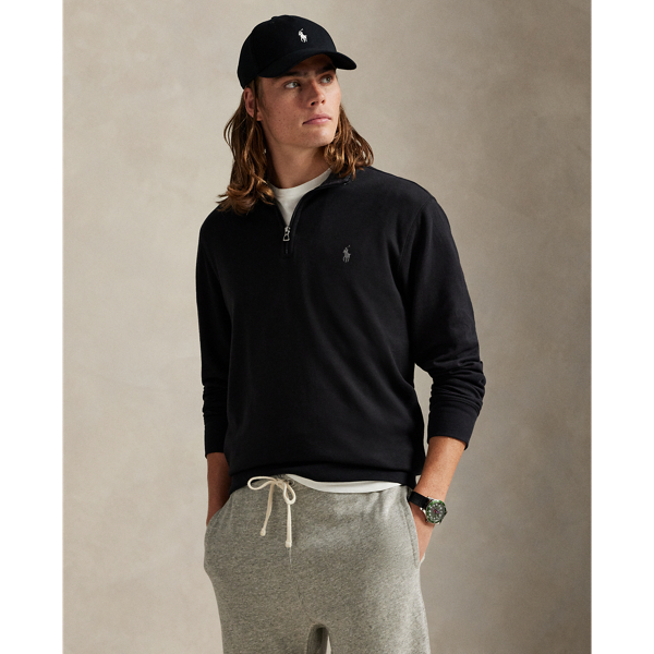 Polo Ralph Lauren Luxury Jersey Quarter-Zip Pullover 1