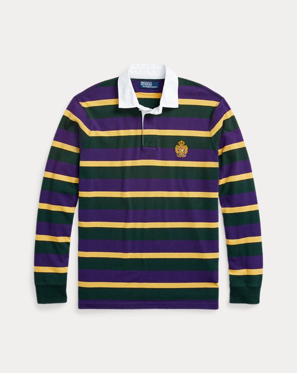 Classic fit Polo rugbyshirt met embleem